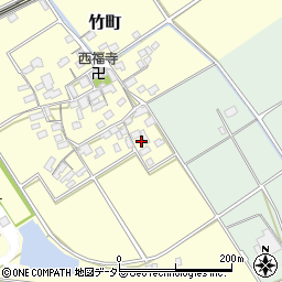 滋賀県近江八幡市竹町354周辺の地図