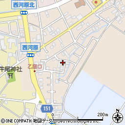 滋賀県野洲市西河原2297周辺の地図
