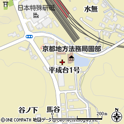京都府南丹市園部町小山東町平成台１号周辺の地図