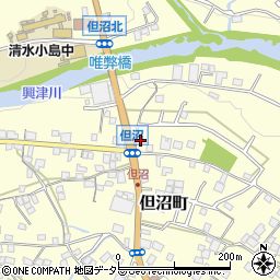 静岡県静岡市清水区但沼町607周辺の地図