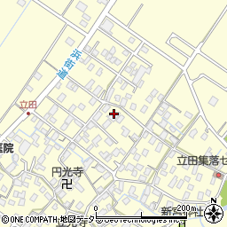 滋賀県守山市立田町周辺の地図