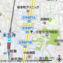 笠寺薬局周辺の地図