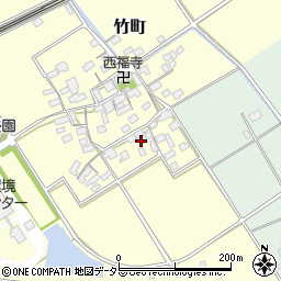 滋賀県近江八幡市竹町395周辺の地図