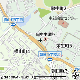 朝日薬局栄生町店周辺の地図