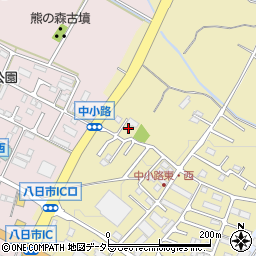 滋賀県東近江市中小路町697周辺の地図