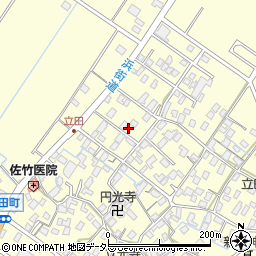 滋賀県守山市立田町1683周辺の地図