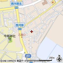 滋賀県野洲市西河原2308周辺の地図
