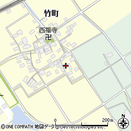 滋賀県近江八幡市竹町348周辺の地図