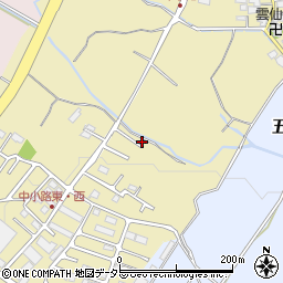 滋賀県東近江市中小路町317周辺の地図