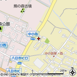 滋賀県東近江市中小路町698周辺の地図