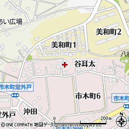 愛知県豊田市市木町谷耳太36周辺の地図