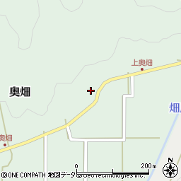 兵庫県丹波篠山市奥畑113周辺の地図