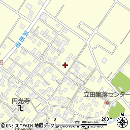 滋賀県守山市立田町1657周辺の地図