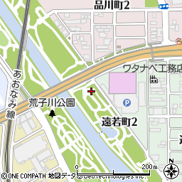 荒子川公園トイレ５周辺の地図