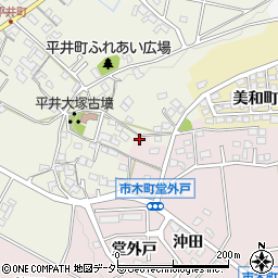愛知県豊田市市木町谷耳太73周辺の地図