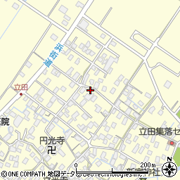 滋賀県守山市立田町1670周辺の地図