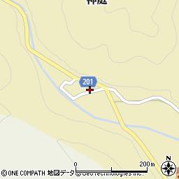 岡山県真庭市神庭243-1周辺の地図
