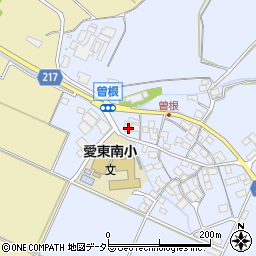 滋賀県東近江市曽根町791周辺の地図