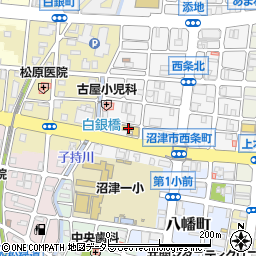 静岡日産自動車西条店周辺の地図