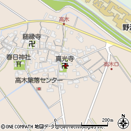 真光寺周辺の地図