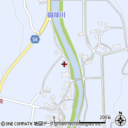 京都府南丹市園部町仁江ズイオン周辺の地図