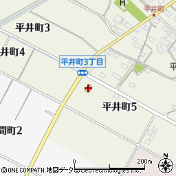 ローソン豊田平井店周辺の地図