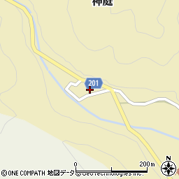 岡山県真庭市神庭245周辺の地図