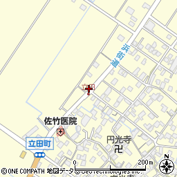 滋賀県守山市立田町4106周辺の地図
