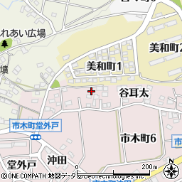 愛知県豊田市市木町谷耳太37周辺の地図