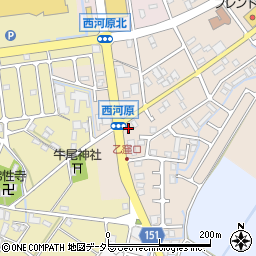 滋賀県野洲市西河原2267周辺の地図