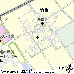 滋賀県近江八幡市竹町337周辺の地図