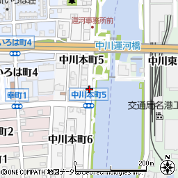 中川本町五丁目周辺の地図