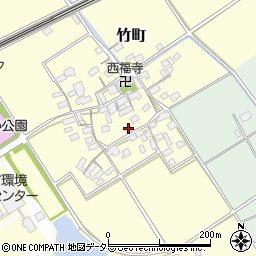 滋賀県近江八幡市竹町342周辺の地図