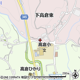 岡山県津山市下高倉東2017周辺の地図