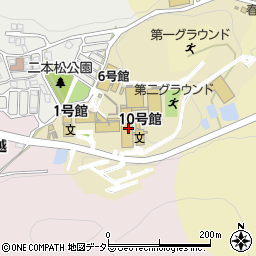 京都美術工芸大学周辺の地図