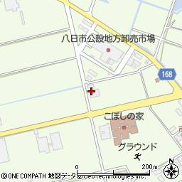 滋賀県農業共済組合東近江支所周辺の地図