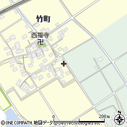 滋賀県近江八幡市竹町351周辺の地図