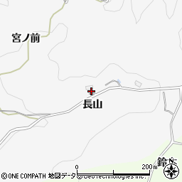 愛知県豊田市下国谷町（長山）周辺の地図