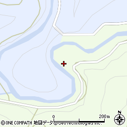 愛知県設楽町（北設楽郡）松戸（ワカドチ）周辺の地図