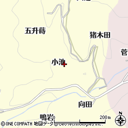 愛知県豊田市国谷町（小池）周辺の地図