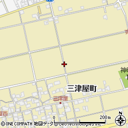 〒527-0075 滋賀県東近江市三津屋町の地図