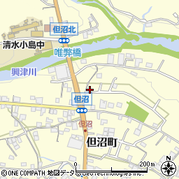 静岡県静岡市清水区但沼町604周辺の地図