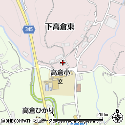 岡山県津山市下高倉東2010周辺の地図