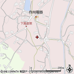 岡山県津山市下高倉東1527周辺の地図