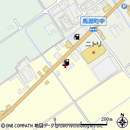 山文商事株式会社　近江八幡ＴＳ周辺の地図