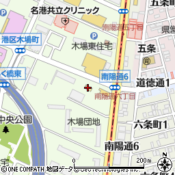 セブンイレブン名古屋木場町店周辺の地図