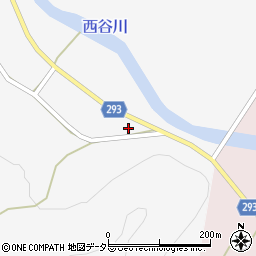 兵庫県丹波市山南町西谷181-1周辺の地図