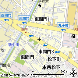 東間門2丁目田中宅"akippa駐車場周辺の地図