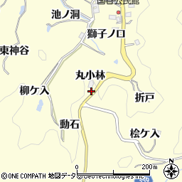 愛知県豊田市国谷町（丸小林）周辺の地図