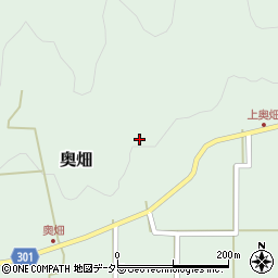 兵庫県丹波篠山市奥畑130周辺の地図